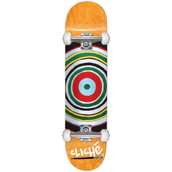 Cliche Painted Circle Complete Skateboard 8.25