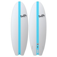 Buster Space Twin 50 Surfboard mit Super Rails