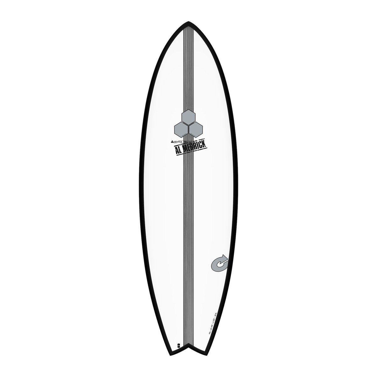 Surfboard CHANNEL ISLANDS X-lite2 PodMod 6.6 black