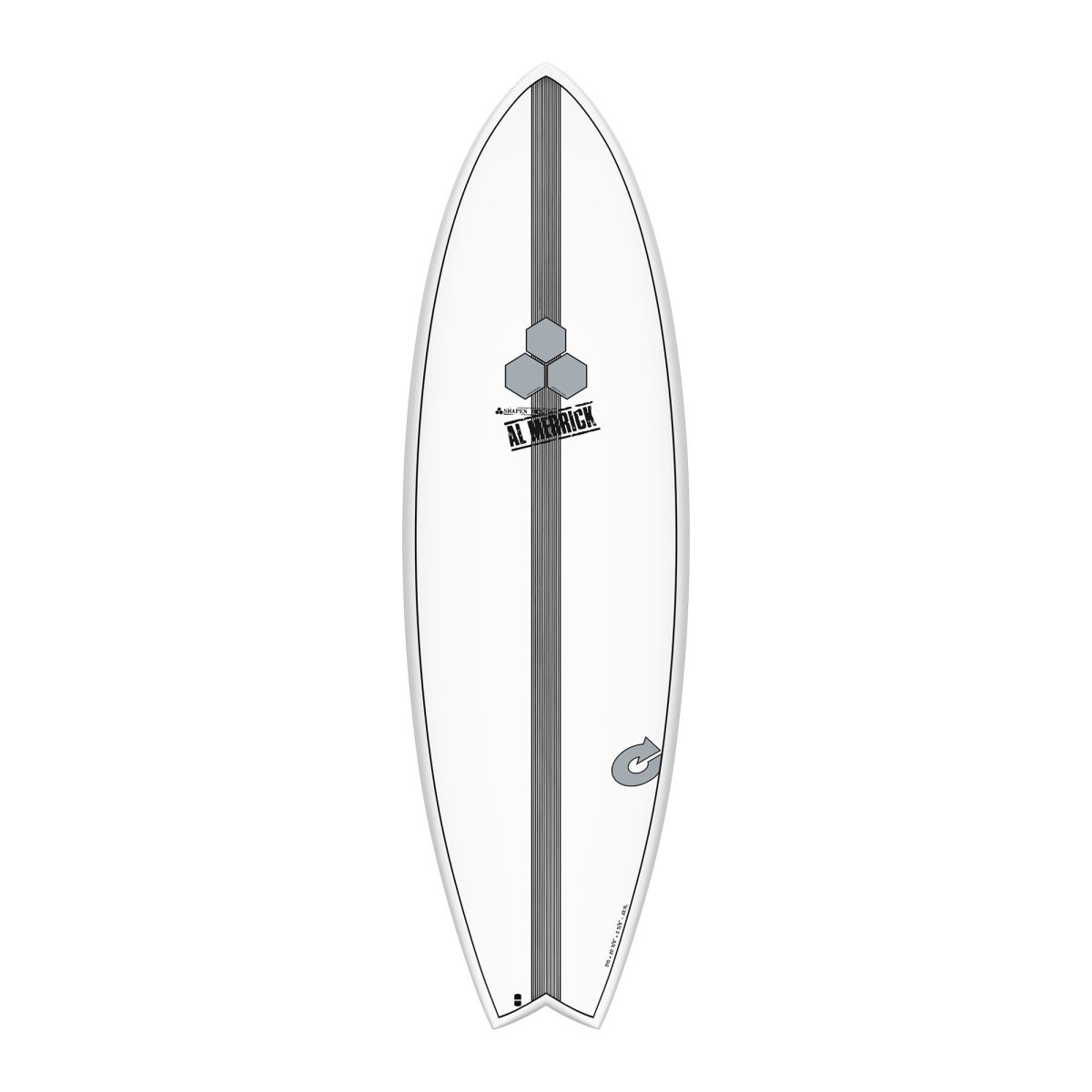 Surfboard CHANNEL ISLANDS X-lite PodMod 5.6 weiss - SantoLoco, 639,00 €