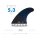 FUTURES Thruster Fin Set Mayhem L Honeycomb Carbon