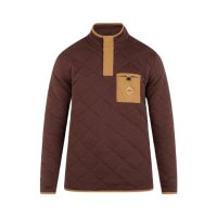Hurley Middleton Quilted 1/4 Zip Fleece Sweater