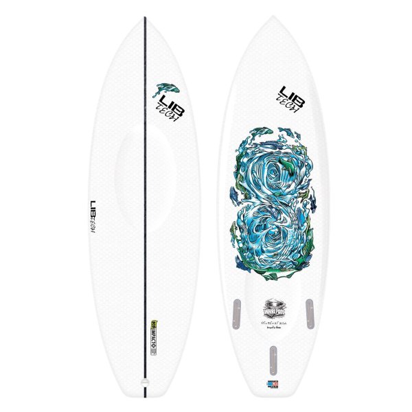 LIB TECH Whirlpool Surfboard 56