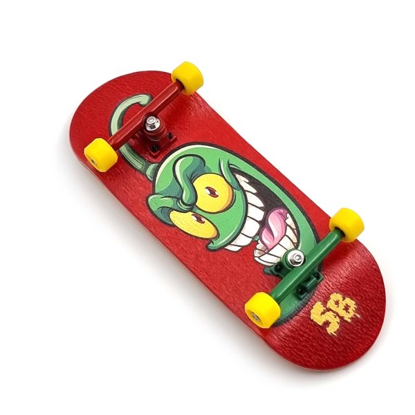 Spitboards 34mm Round Emblem Fingerboard Green Chilly