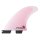 FCS 2 SF PC Medium Dusty Pink Tri Retail Fins