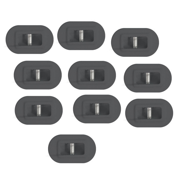 FUTURES Leash Plug Graphite 10 pieces