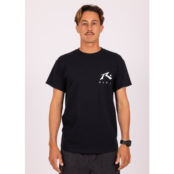 Rusty Happy Wave Short Sleeve T-Shirt