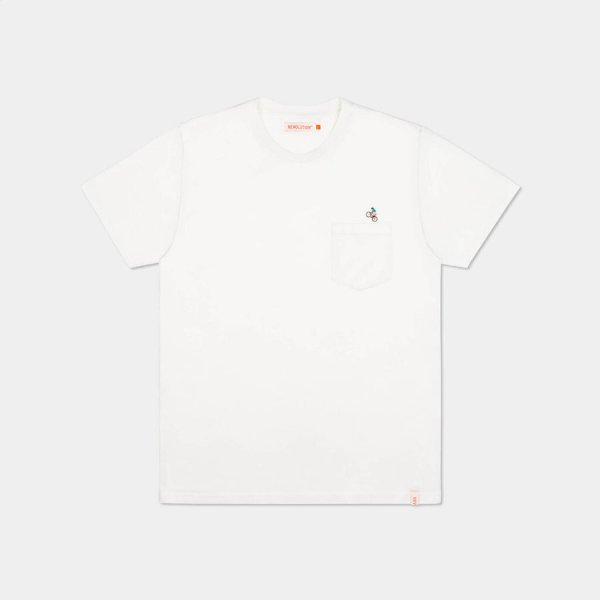 Revolution Regular White T-Shirt